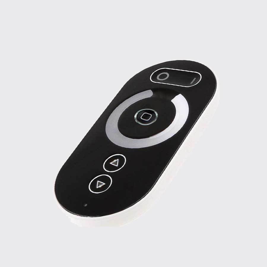 Light dimmer with touchscreen remote control