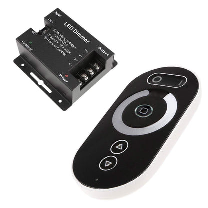 Light dimmer with touchscreen remote control 